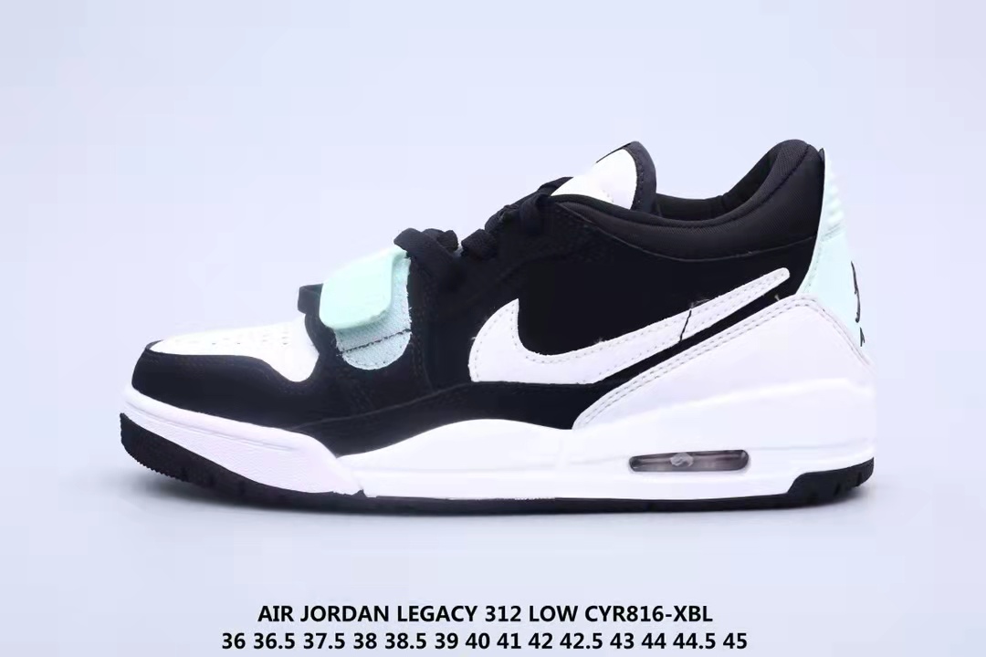 Women Air Jordan Legacy 312 Low Black White Shoes